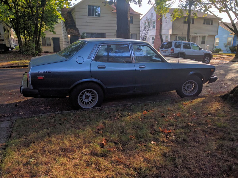 Illustration for article titled For $2,500, Could This 1979 Datsun 810 Have You Starring In Forever Plaid?